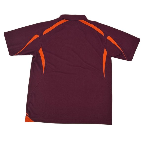 Virginia Tech Hokies‎ Shirt Men's XL Maroon Nike Team Short Sleeve Polo FitDry - Picture 7 of 11